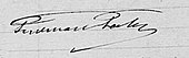 signature de Ferdinand Fabre