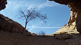 View from inside Ferdows Hole-in-the-Rock.