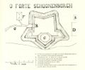 Plan of Fort Schoonenborch in 1649