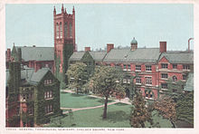 Eastern quad of Hoffman's Grand Design at The General Theological Seminary GTS Vintage Postcard.jpg