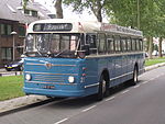 Leyland/Verheul stadsbus 27 uit 1957, GEVU, Utrecht.