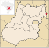 Lage von Mambaí in Goiás