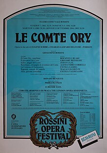 Gregory Reinhart in Le Comte Ory by Rossini, Rossini Teatro Comunale, Italy, 1984.