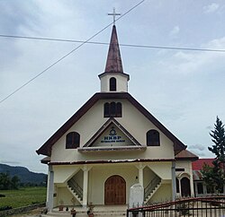 Gereja HKBP Hutagalung Harean di Desa Siraja Hutagalung.