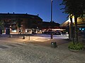 Handelstorget i Stasjonsgata i Hokksund sentrum