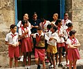 Kubiečių vaikai iš Havanos