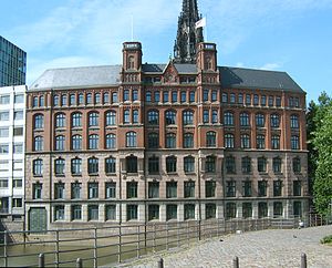 Laeiszhof Trostbrücke 1, at Hamburg-Altstadt