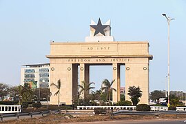 Independence Arch in Ghana