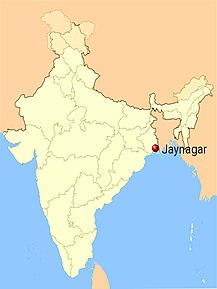 Poziția localității Jaynagar Majilpur