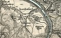 Karte von 1893 mit der Bezeichnung „Kahle Stein“