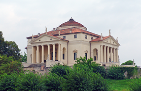 Villa Capra La Rotonda de Palladio, comenzada en 1567