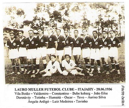 Time do Lauro Muller F.C.- 1936