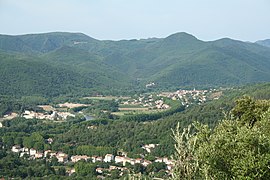 A general view of Le Poujol-sur-Orb