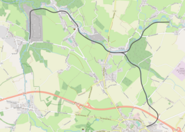 Spoorlijn Bettrechies - Hon-Hergies op de kaart