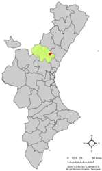 Almedíjar – Mappa