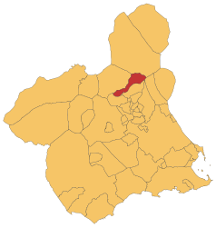 Abarán – Mappa