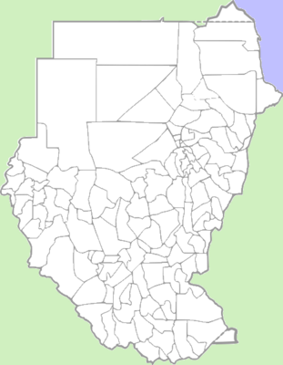 Location map Sudan