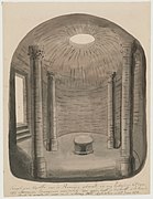 Zgn. 'tempel van Apollo' (Ph. van Gulpen, ca. 1840)