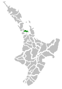 Manukau City within New Zealand