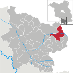 Läget för kommunen Massen-Niederlausitz i Landkreis Elbe-Elster