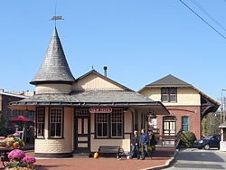 The train station in New Hope