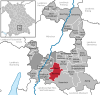 Lage der Gemeinde Oberhaching im Landkreis München