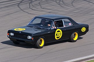 Opel Rekord C Black Widow replika