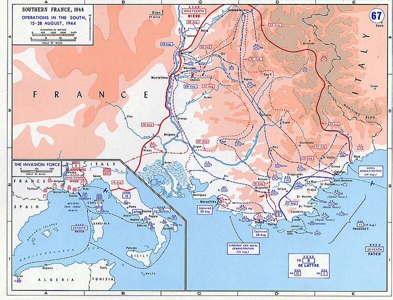 Fichier:Operation Dragoon - map.jpg