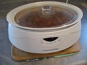 a slow cooker Oval Crock Pot