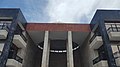 Fachada frontal del Palacio Legislativo de Chiapas, sede del Honorable Congreso del estado en la Ciudad de Tuxtla Gutiérrez.