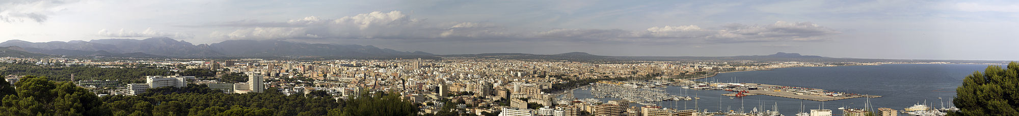 Palma de Mallorca, panoráma mesta