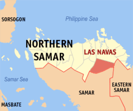 Las Navas na Samar do Norte Coordenadas : 12°20'24"N, 125°1'55"E