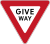 Give way/yield