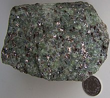 Phlogopite peridotite from the Ivrea zone Phlogopite peridotite.jpg