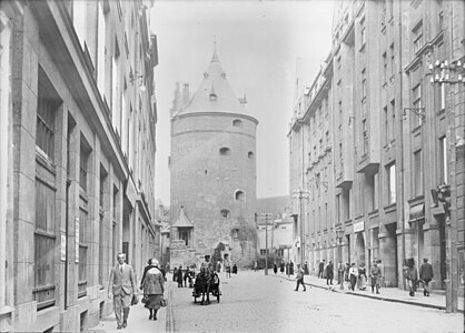 Powder tower in 1920s.