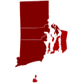 1824 United States Presidential Election in Rhode Island by County