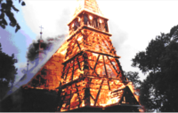 Pożar kościoła w 1992