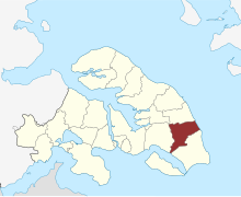 Lage des Tandslet Sogn in der Sønderborg Kommune