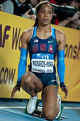 Sanya Richards-Ross erreichte Platz fünf