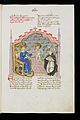 Miniatura amb el dominic pregant a Maria (Einsiedeln, Stiftsbibliothek)