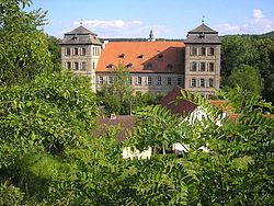 Skyline of Burgpreppach