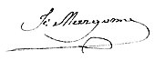 signature de François-Hippolyte Margonne