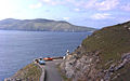 Illa de Gran Blasket vista dende Slea Head na Península de Dingle.