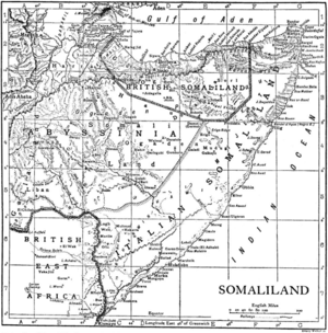 Lage Italänisch-Somaliland