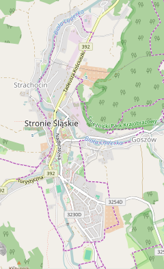 Localização de Stronie Śląskie na Polónia