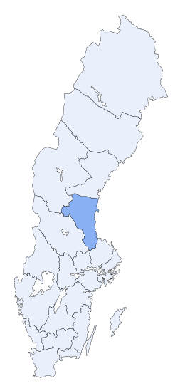 Contea de Gävleborg - Localizazion