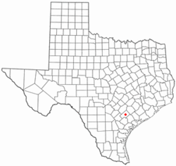 Расположение Куэро, Техас
