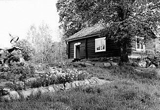 Torpet Kästadal efter renoveringen 1945. Foto: Ernfrid Bogstedt.