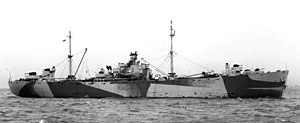 USS USS Mindanao (ARG-3) at Norfolk, Virginia (USA), on 16 December 1943 .