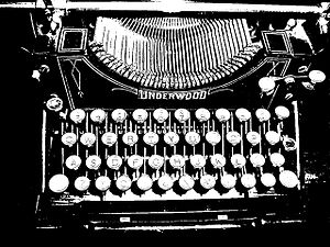 English: my typewriter